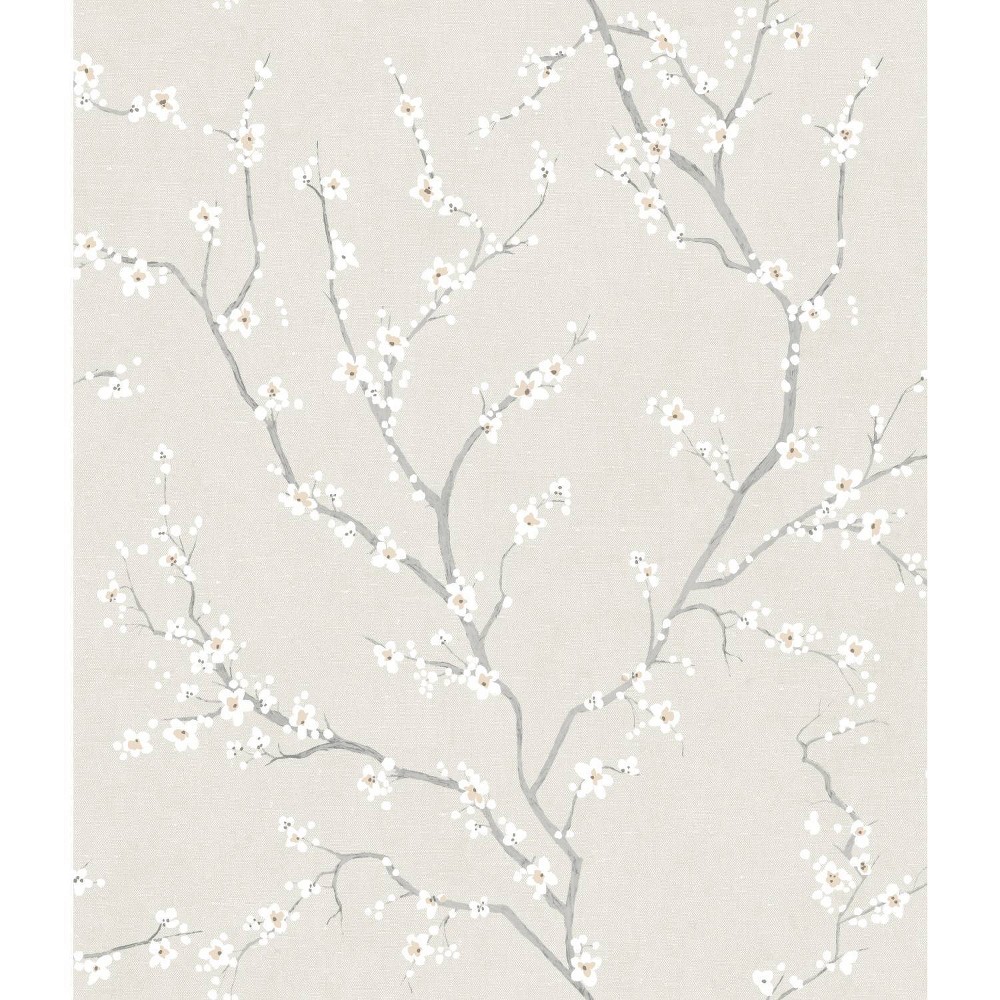 Photos - Wallpaper Roommates Cherry Blossom Pearl Peel and Stick  