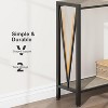 Console table,43 inch 2-story entrance table,narrow sofa table with storage space,for living room,hallway and foyer - 4 of 4