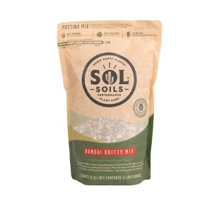 Sol Soils Bonsai Soil Potting Mix - Gritty, Fast Draining, Peat Moss ...