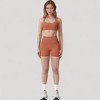 Anna-Kaci Active Women's High Neck Sports Bra with Minimalist T-Back Strap Design and Smooth Stretch Compression Fit - 2 of 4