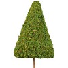 Northlight 20.5" Reindeer Moss Potted Artificial Spring Floral Topiary Tree - Green/White - 4 of 4