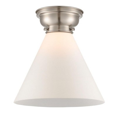 Cone - 1 Light Flush Mount In Industrial Style-11.4 Inches Tall and 12 Inches Wide