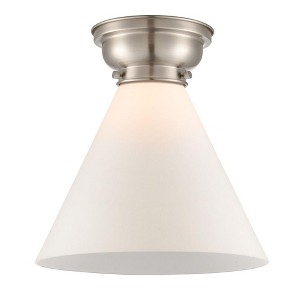 Cone - 1 Light Flush Mount In Industrial Style-11.4 Inches Tall and 12 Inches Wide - 1 of 1