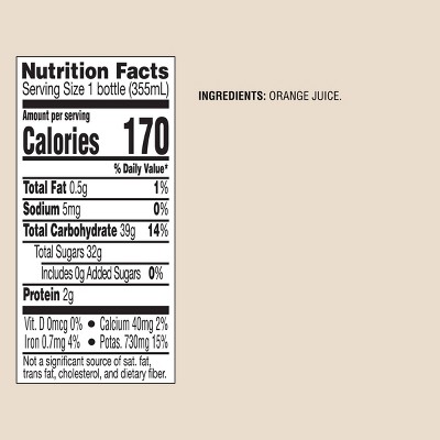 Cold Pressed Orange Juice - 12 fl oz - Good & Gather™