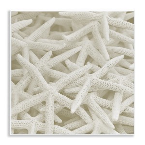 Stupell Industries Nautical White Starfish Photography Wall Plaque Art - 1 of 4