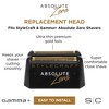 StyleCraft Replacement Absolute Zero Men's Shaver Gold Titanium Foil Shaver Head - image 4 of 4