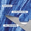 Modern Abstract Washable Area Rug, Soft Low Pile Non-Slip Carpet, Neutral Rug for Living Room, Bedroom, Dining Room, Office - 2 of 4