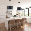 Modern Crystal Chandelier with Black Or White Drum Shade, Luxury Pendant Light for Dining Room, Bedroom - 4 of 4