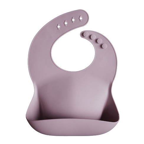 Mushie Silicone Baby Bib - Pale Mauve : Target