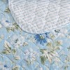 Laura Ashley Peony Garden 100% Cotton Quilt Set Blue - image 3 of 4