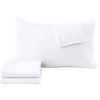 100% Turkish Cotton Solid Flannel Sheet Set - Isla Jade - 4 of 4