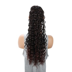 Unique Bargains Women's Latin American curly ponytail long hair Hair Extensions High Temperature Fiber 22IN 1 Pc - 1 of 4