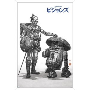 Trends International Star Wars: Visions - Droids Framed Wall Poster Prints - 1 of 4