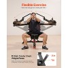 VEVOR Incline Chest Fly and Rear Delt Fly Machine, 450 LBS Chest Machine, Adjustable Fitness Chest Bench Set, Black - 4 of 4