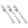 Smarty Had A Party Shiny Metallic Silver Mini Plastic Disposable Tasting Forks (960 Forks) - image 2 of 3