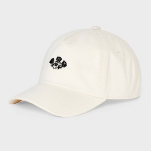 Men's Rose Baseball Hat - Goodfellow & Co™ Cream: Adjustable Cotton Twill, Back Snap Closure - 1 of 4