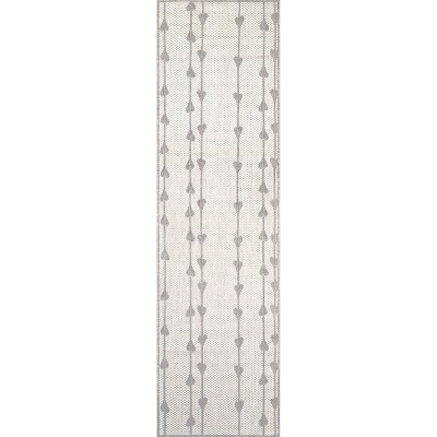 Nuloom Kiernan Vertical Teardrop Stripe Indoor and Outdoor Area Rug