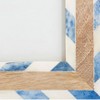Saro Lifestyle Chevron and Wood Crafted Bone Photo Frame - 3 of 4