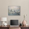 Art Remedy Two birds and a blossom branch Rustic Chic Farmhouse Wall Art Framed - 2 of 4