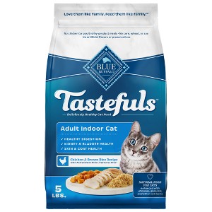 Blue Buffalo Tastefuls with Chicken Indoor Natural Adult Dry Cat Food - 1 of 4