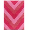 Shiraleah Pink and Red Super Soft Rowan Chevron Throw - 2 of 4