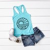 Simply Sage Market Women's Lake Like Circle Racerback Tank - 3 of 4