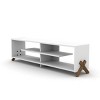 TiramisuBest TV STAND with Walnut for TV & Entertainment Furniture - 4 of 4