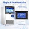 Commercial Ice Maker Machine,IStainless Steel Construction, Self Cleaning Ice Maker for Home Bar - 4 of 4
