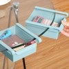 LunaLulinlk Refrigerator Drawers, Expandable Refrigerator Divider Fridge Drawer Organizer Refrigerator Bins for Egg Fruit Vegetable Seafood(Blue) - 4 of 4