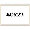 PosterPalooza | 40x27 Wide Barnwood Picture Frame, UV Acrylic, 6 Finishes - Grey, Brown, White, and Black - 2 of 4