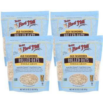 Bob's Red Mill Old Fashioned Rolled Oats Whole Grain - Case of 4/32 oz