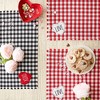 Design Imports Love & Xoxo Checkers Embellished Placemats Set/4 - image 3 of 4