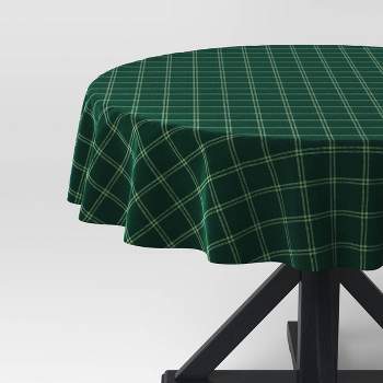 Plaid Tablecloth Green - Threshold™