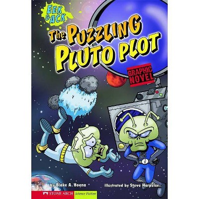 The Puzzling Pluto Plot - (Graphic Sparks Graphic Novels (Paperback)) by  Blake A Hoena (Paperback)