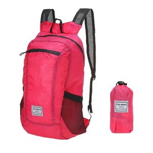 Unique Bargains Durable Polyester Material Water-Resistant Lightweight Portable Backpack - 1 of 4