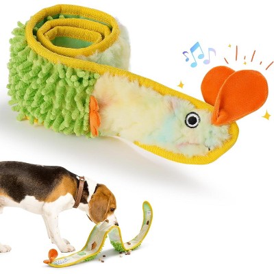 Nocciola No Stuffing EEL Crinkle Dog Squeaky Toys  - Durable Dog Toys for Tug , Small Puppy Toys, Tough Dog Toys for Dogs to Keep Them Busy