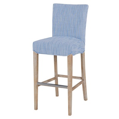 New Pacific Direct Milton Fabric Bar Stool