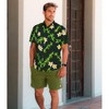 HAPPY BAY Mens Hawaiian Short Sleeve Button Down Shirt Men's Holiday Shirts Summer Beach Casual Aloha Tropical Shirts for Men Funny - 3 of 4