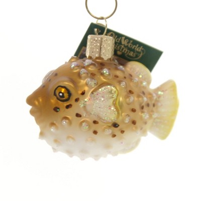 Old World Christmas 2.0" Pufferfish Fugu Delicacy  -  Tree Ornaments