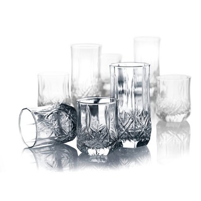 Luminarc Working Glass Tumblers 16 Piece Glassware Set