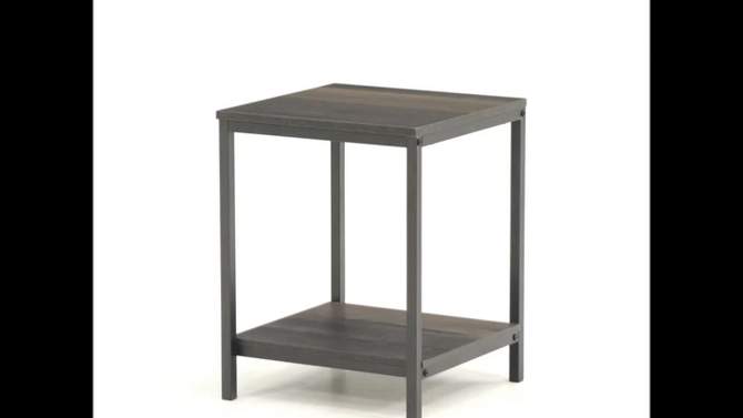 North Avenue Side Table Smoked Oak Finish - Sauder, 2 of 6, play video