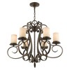 Livex Lighting Millburn Manor 6 - Light Chandelier in  Imperial Bronze - 4 of 4