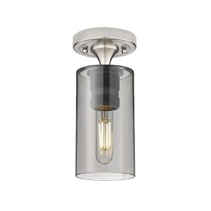 Crown Point - 1 Light Flush Mount In Industrial Style-9.63 Inches Tall and 3.88 Inches Wide - 1 of 1