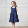 Hope & Henry Girls' Sleeveless Bow Shoulder Swing Dress in Linen, Toddler - 2 of 4