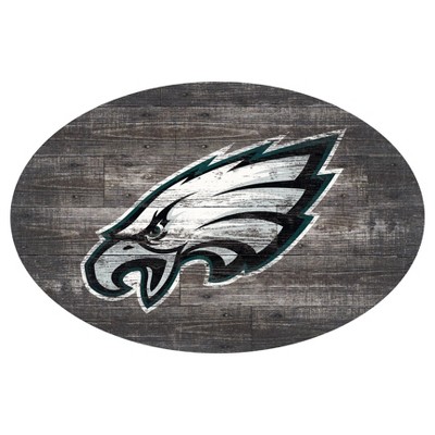 NFL Round Distressed Sign: Philadelphia Eagles