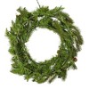 Kurt S. Adler 24“ Pre-Lit Multicolor Incandescent Pinecone Wreath - 2 of 4