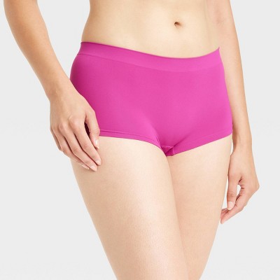 Image of Women's Seamless Boy Shorts - Auden™ Springtime Pink M