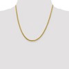 Black Bow Jewelry 2.5mm, 14k Yellow Gold D/C Hollow Wheat Chain Necklace - 2 of 4