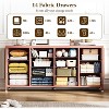 Garvee 63" W Dresser TV Stand for 65-75 Inch TV - 14 Drawer Storage Solution with Fabric Removable Drawers - 3 of 4