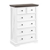 VANIRROR 6-Drawer Storage Dresser, Farmhouse Bedroom Chest with Deep Drawers for Living Room, Hallway, Entryway - 2 of 4